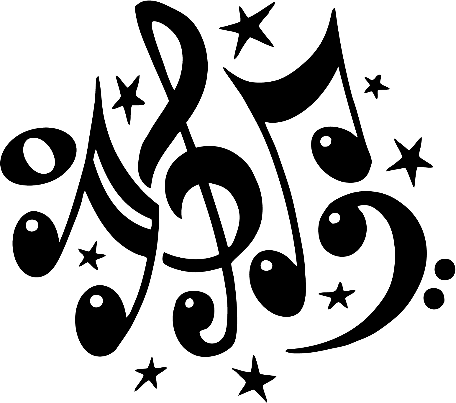clip art of music symbols - photo #19
