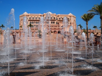 fountains galore at Emirates Palace