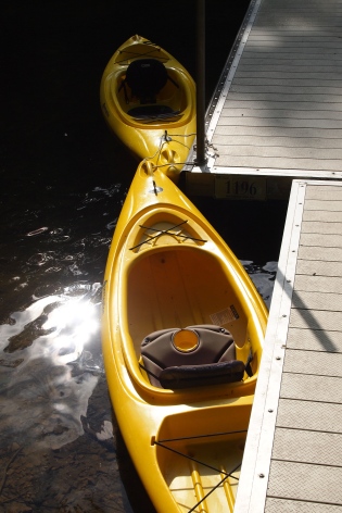 Kayaks at Deep Creek Lake, MD