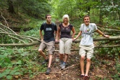 near Deep Creek Lake, Maryland, USA (Alex, me and Adam)