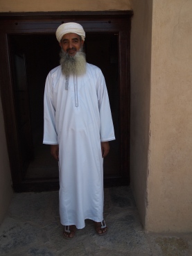 our guide at Al Rawdah Fort