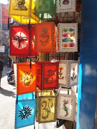 Paper lanterns in Kathmandu, Nepal