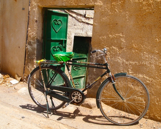bicycle in the ruins